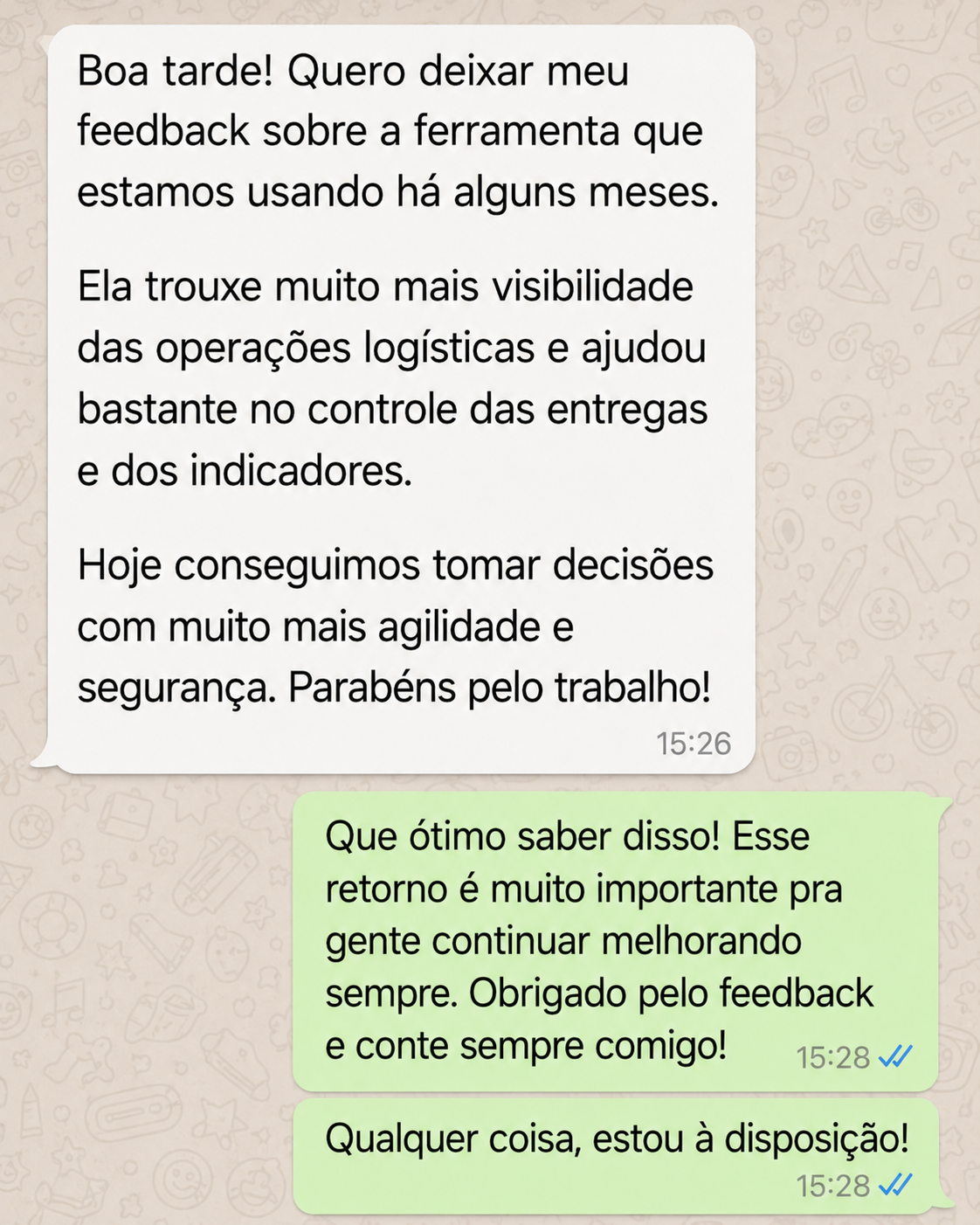 Depoimento de cliente 2